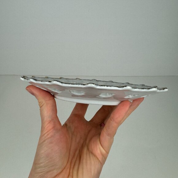 Vtg Alaska USA Souvenir Decorative Plate Dish Gold Accent Imagery Wildlife 7inch - Picture 5 of 12